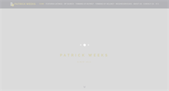 Desktop Screenshot of patrickweeks.com