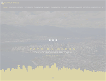 Tablet Screenshot of patrickweeks.com
